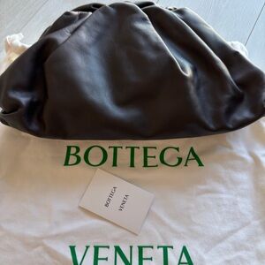 Bottega Veneta Brown Leather Clutch